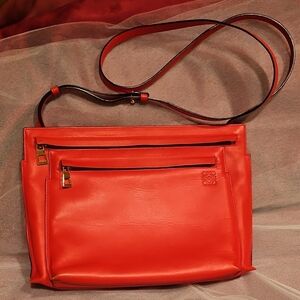LOEWE Red leather Women's cross body bag